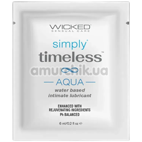 Лубрикант Wicked Simply Timeless Aqua, 6 мл