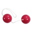 Вагинальные шарики Oriental Duotone Balls, красные - Фото №1