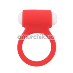 Віброкільце Lit - Up Silicone Stimu - Ring 3, червоне - Фото №1
