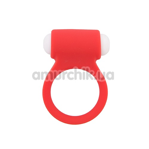 Виброкольцо Lit-Up Silicone Stimu-Ring 3, красное - Фото №1