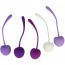 Набор вагинальных шариков Pleasure Balls & Eggs Cherry Kegel Exercisers, фиолетовый - Фото №2