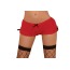 Трусики-шортики женские Ruffle Bootyshort красные (модель EL433) - Фото №0