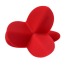 Анальная пробка ToDo Expander Plug Flower 9 см, красная - Фото №3