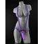 Страпон Dillio 7 Inch Strap-On Suspender Harness Set, фиолетовый - Фото №8