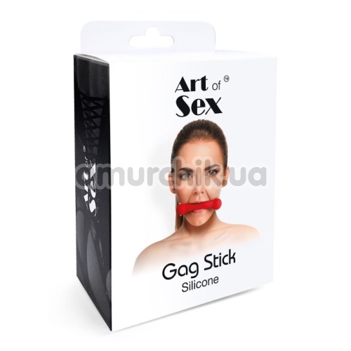 Кляп Art of Sex Gag Stick Silicone, червоний