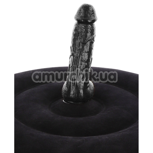 Надувная подушка для секса с вибратором Taboom Inflatable Remote Controlled Fuck Seat, черная