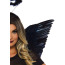 Комплект аксессуаров ангела Leg Avenue Feather Angel Wings & Halo Accessory Kit черный: крылья + нимб - Фото №3