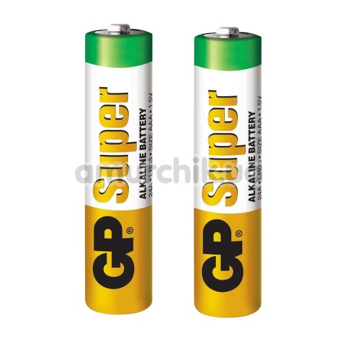 Батарейки GP Alkaline Super 24a - S2 АAA, 2 шт
