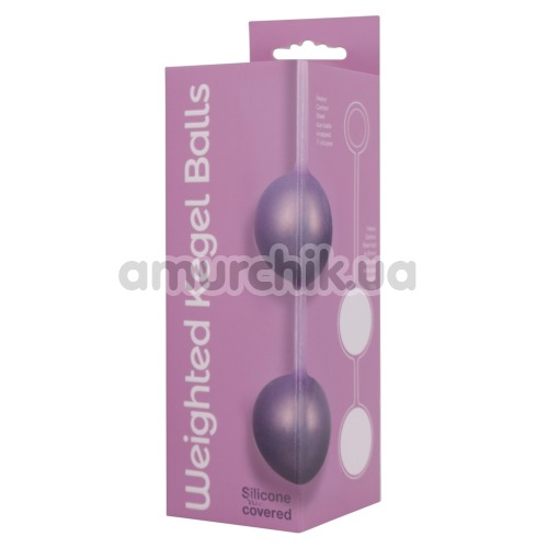 Вагинальные шарики Weighted Kegel Balls, фиолетовые