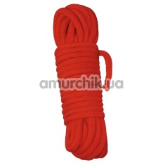 Мотузка Shibari Bondage 10 м, червона - Фото №1