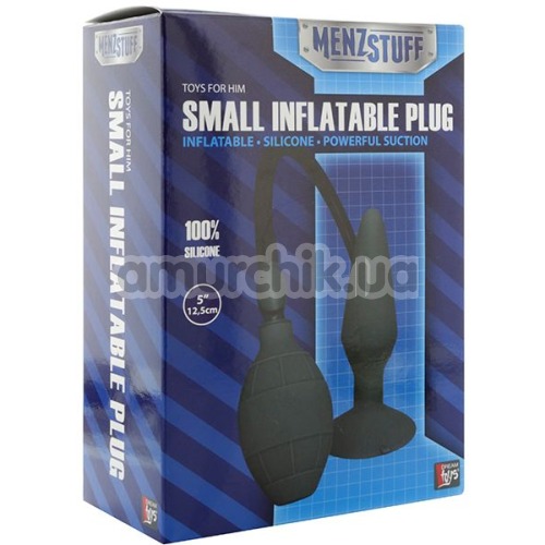 Анальный расширитель Menzstuff Small Inflatable Plug, черный