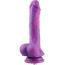 Вибратор-насадка Hismith Vibrating Silicone Dildo 8.38, фиолетовый - Фото №1