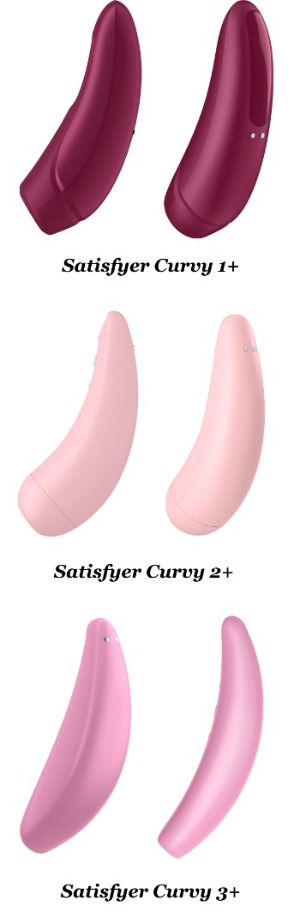 Формы Satisfyer Curvy 1+, 2+, 3+
