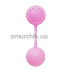 Вагінальні кульки Vibrating Bell Balls, рожеві - Фото №1