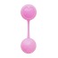 Вагинальные шарики Vibrating Bell Balls, розовые - Фото №1