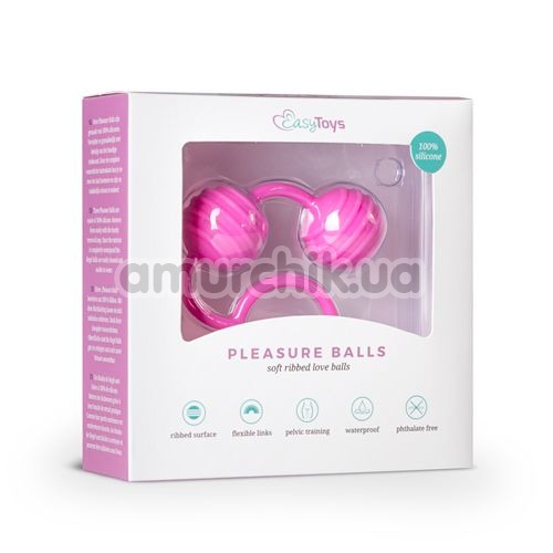 Вагинальные шарики Easy Toys Pleasure Balls, розовые