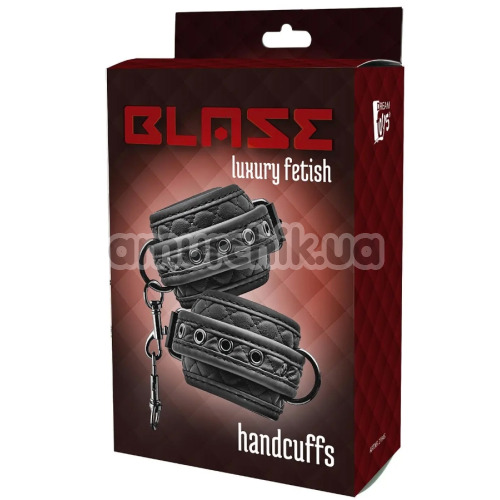 Фіксатори для рук Blaze Luxury Fetish Handcuffs 21945, чорні