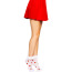 Носки Leg Avenue Strawberry Ruffle Top Anklets, белые - Фото №4