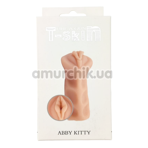 Искусственная вагина T-Skin Fire A Gun Abby Kitty, телесная