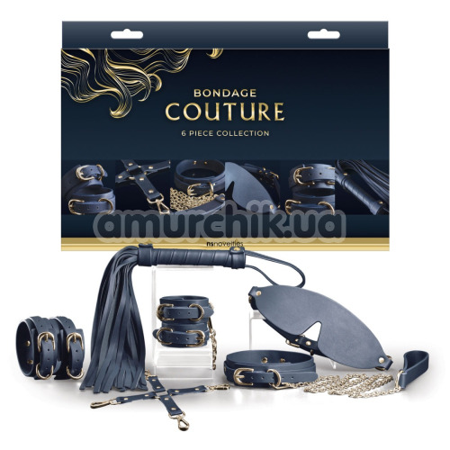Бондажный набор Bondage Couture 6 Piece Collection, синий