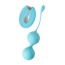 Вагінальні кульки з вібрацією JOS Lucia, блакитні - Фото №1