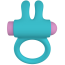 Виброкольцо для члена Party Color Toys Riny, бирюзовое - Фото №4