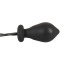 Анальний розширювач з вібрацією Inflatable + Vibrating Butt Plug, чорний - Фото №5