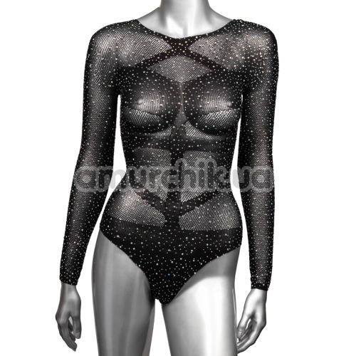 Боди Radiance Long Sleeve Body Suit, черное - Фото №1