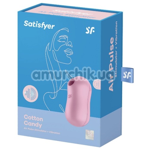 Симулятор орального сексу для жінок Satisfyer Cotton Candy, фіолетовий