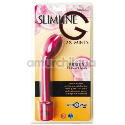 Вібратор для точки G Wildfire Slimline G 7X Mini's, рожевий