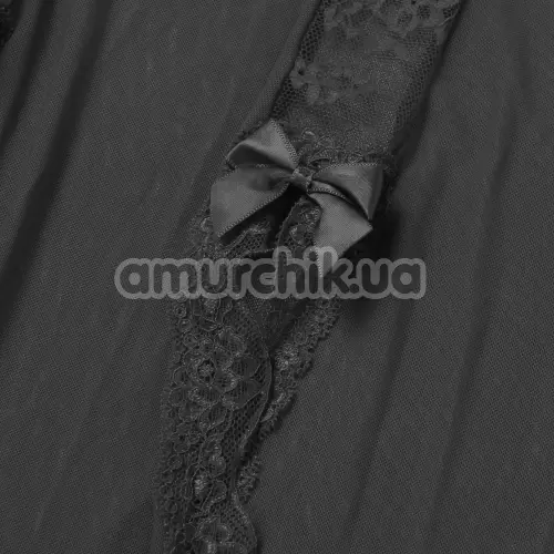 Пеньюар Star Night Maxi Night Dress, чорний