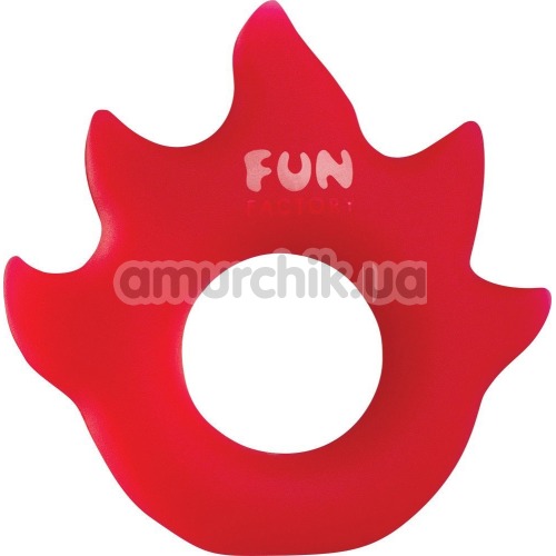 Ерекційне кільце Fun Factory Flame, червоне - Фото №1