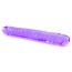 Двуконечный фаллоимитатор Crystal Jellies, 30 см фиолетовый - Фото №2