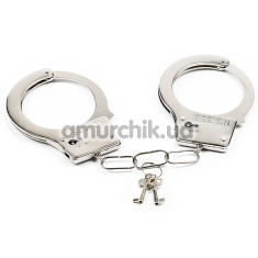 Наручники DS Fetish Metal Handcuffs, срібні - Фото №1