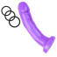 Страпон R.G.B Harness 8.5 Luxe Strap-On, фіолетовий - Фото №2