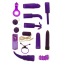 Набор из 12 предметов Dirty Dozen Sex Toy Kit, фиолетовый - Фото №0