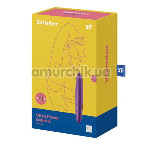 Клиторальный вибратор Satisfyer Ultra Power Bullet 6, фиолетовый