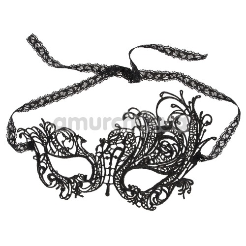 Маска Accessoires Cottelli Collection Mask 2480301, чорна - Фото №1