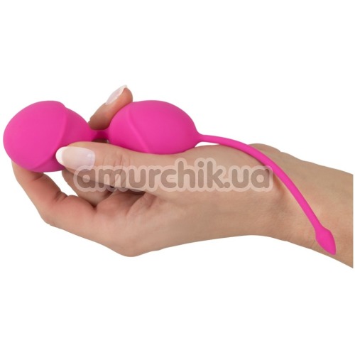 Вагинальные шарики Silicone Love Balls, розовые