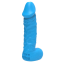 Мыло в виде пениса с присоской Pure Bliss Mini, голубое - Фото №3