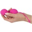 Вагинальные шарики Silicone Love Balls, розовые - Фото №2