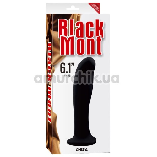 Анальна пробка Black Mont Back Amor 6.1, чорна