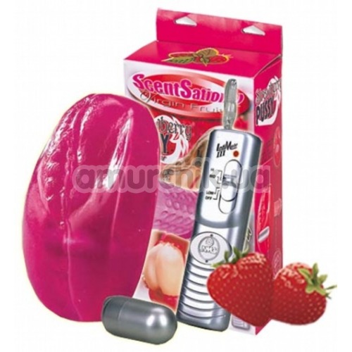 Искуственная вагина ScentSations Virgin Fruit Strawberry, розовая