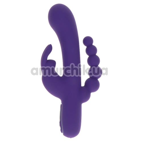 Вібратор Love Rabbit Tripple Plesuare Vibrator, фіолетовий