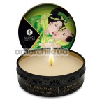 Свеча для массажа Shunga Massage Candle Exotic Green Tea - зеленый чай, 30 мл - Фото №1