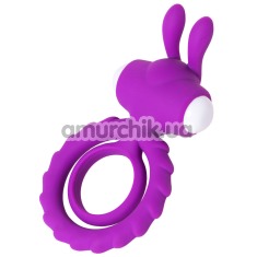 Виброкольцо JOS Good Bunny, фиолетовое - Фото №1