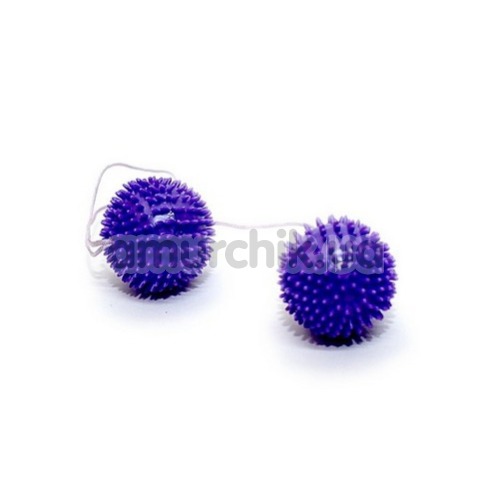 Вагинальные шарики Girly Giggle Balls, фиолетовые - Фото №1