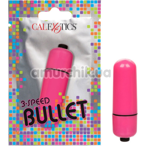 Кліторальний вібратор 3-Speed ​​Bullet, рожевий