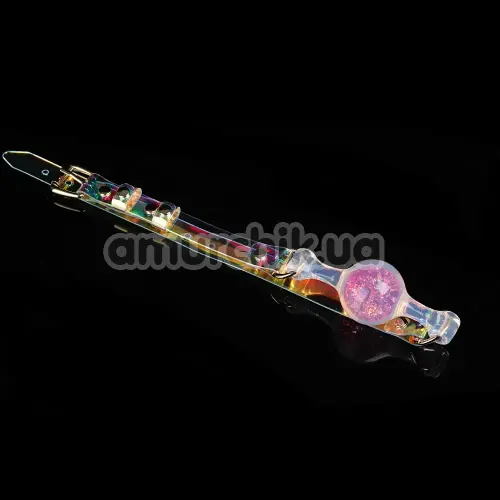 Кляп Univibe Crystal Gag L, рожевий