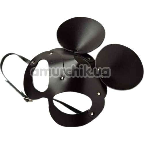 Маска Мышки DS Fetish Leather Mickey Mouse, черная